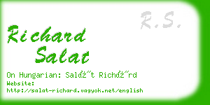 richard salat business card